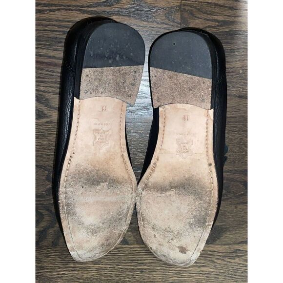 Sandro Moscoloni Segovia Pebble Leather Loafer Shoes Casual Mens‎ 11 D Black main image 2